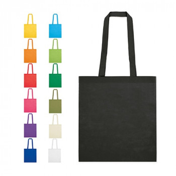 Non woven bag with long double handle